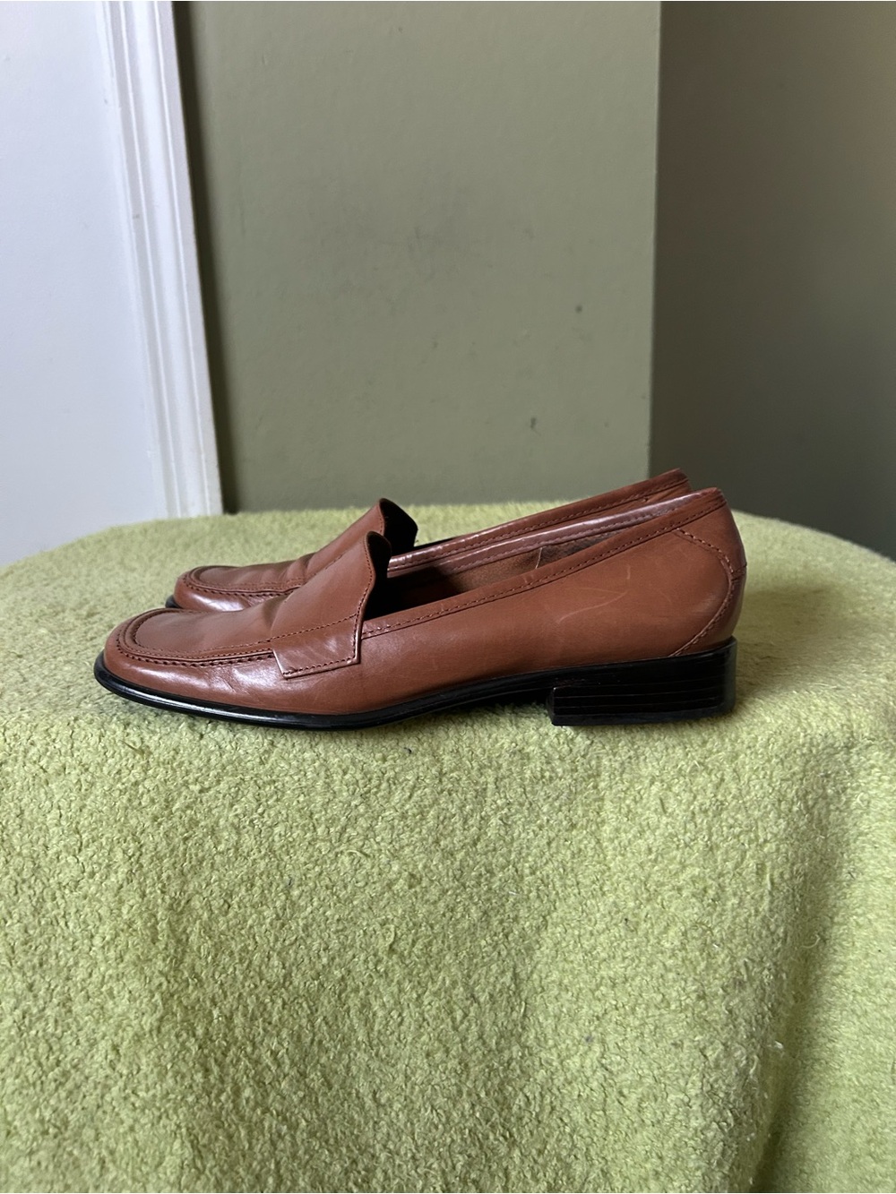Etienne Aigner Jannie Tan Leather Women’s Loafers